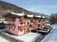 Terraced house on the piste in Aprica