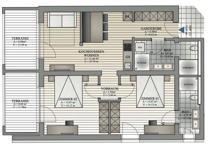 Flats with an Established Rental, Alpbachtal