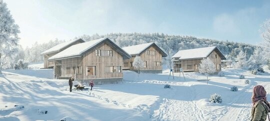 Apartment development with good access to the ski slopes, Arlberg